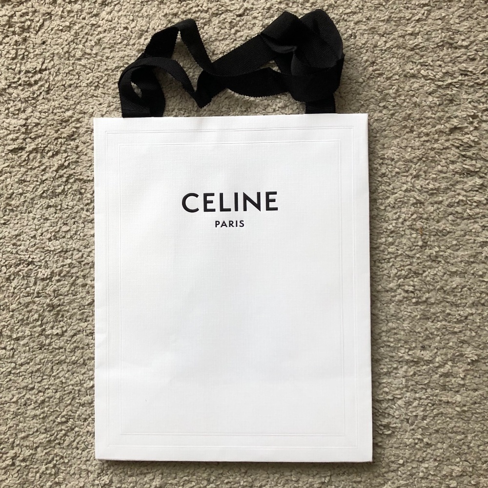 Authentic CELINE Paper Shopping Bag.